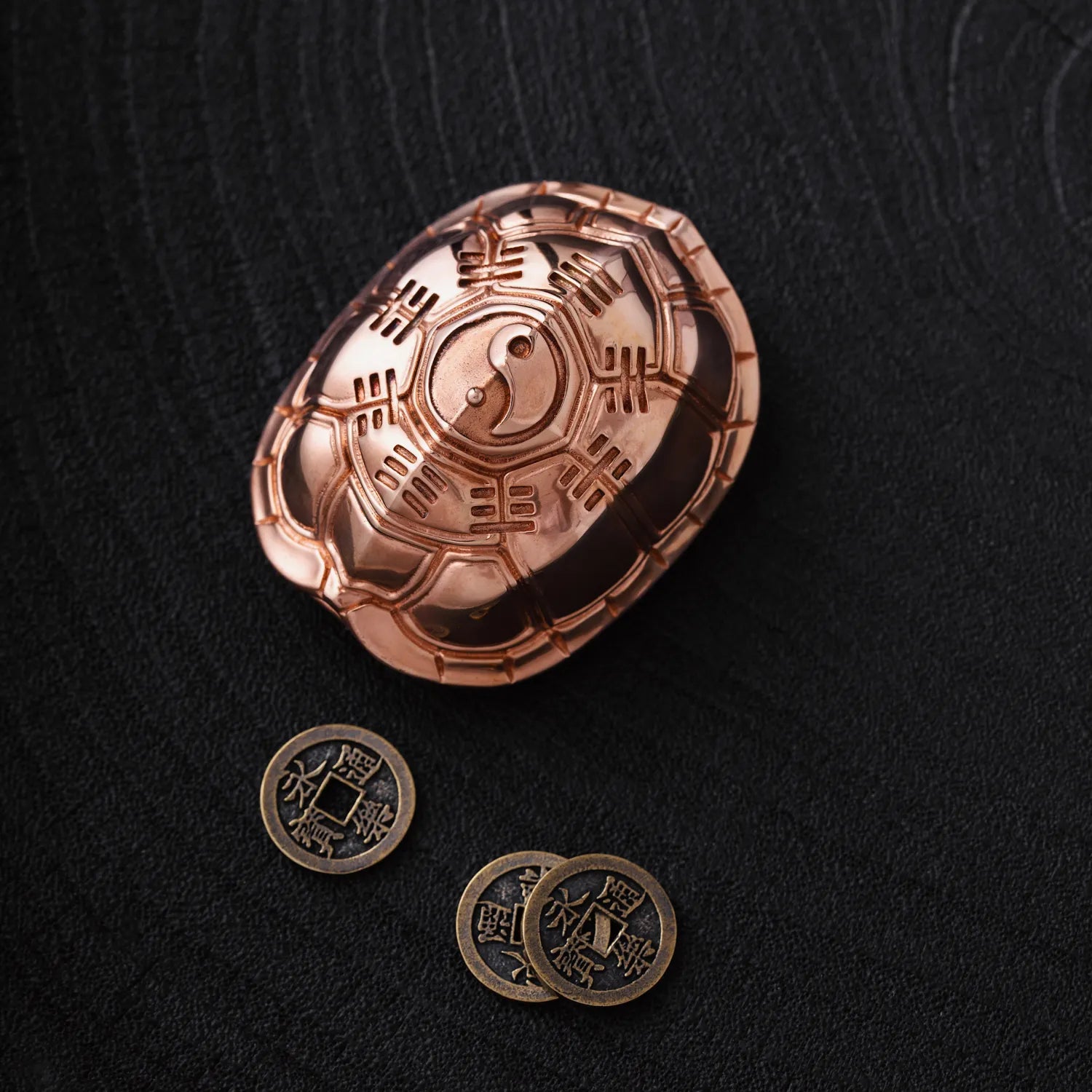 Versatile Turtle Shell and Ancient Coin Handpiece for Divination V43 ...