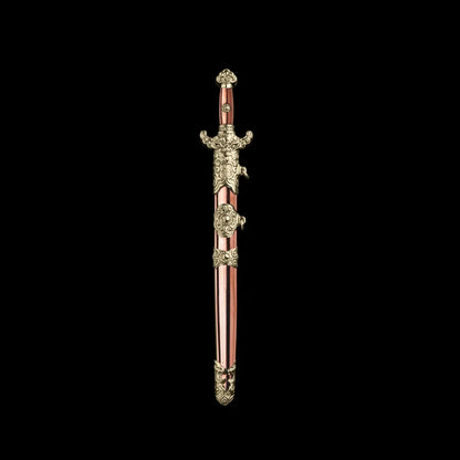 Copper With 14K Gold Celestial Noble Sword Details 03