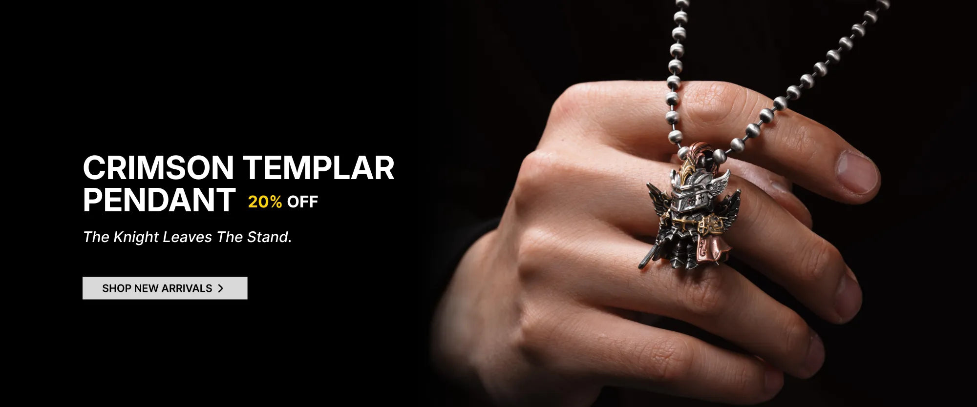 Crimson Templar Pendant