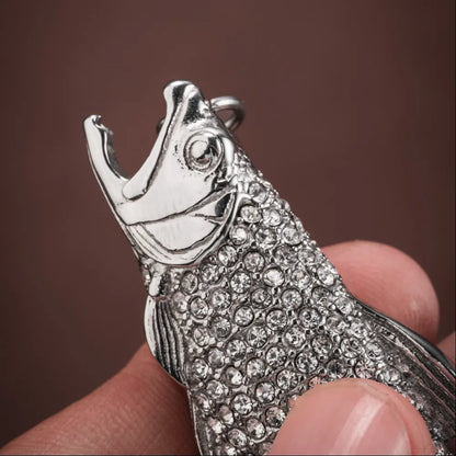 Crystal Koi Pendant Details 04