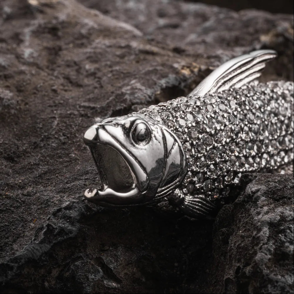 Crystal Koi Pendant Details 05