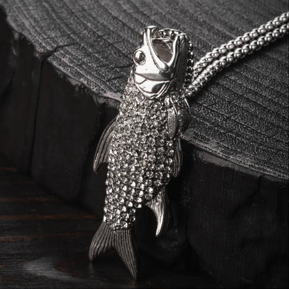 Crystal Koi Pendant Details 06