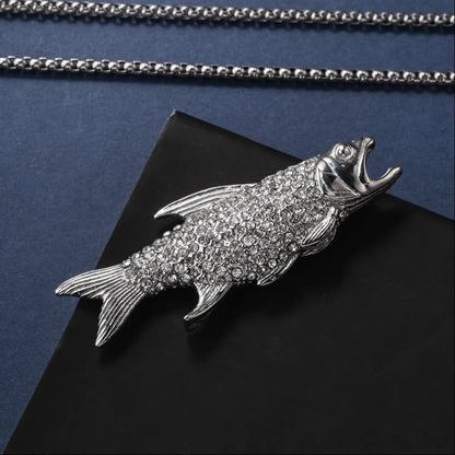Crystal Koi Pendant Details 07