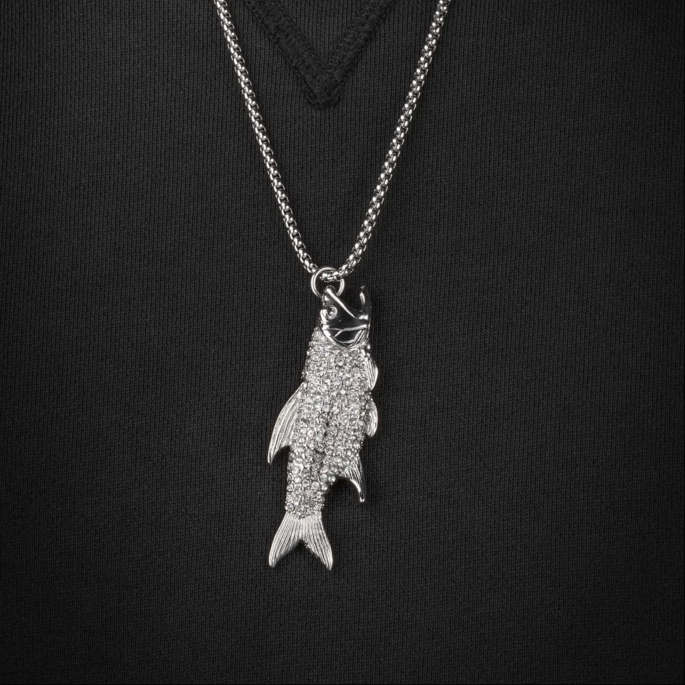 Crystal Koi Pendant Details 08