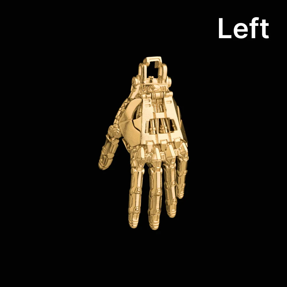 Steampunk Mechanical Hand Pendant - Movable Metal Fingers – COPPERTIST.WU