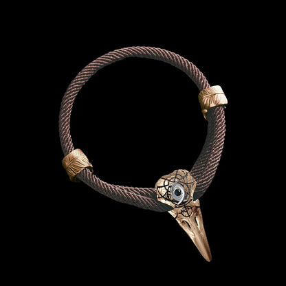 Three-Eyed Raven Rope Bracelet