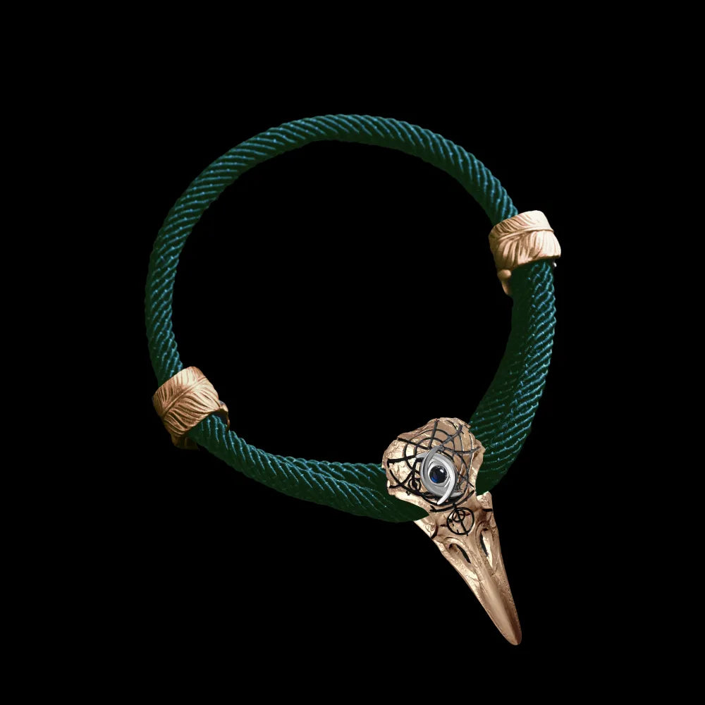 Three-Eyed Raven Rope Bracelet