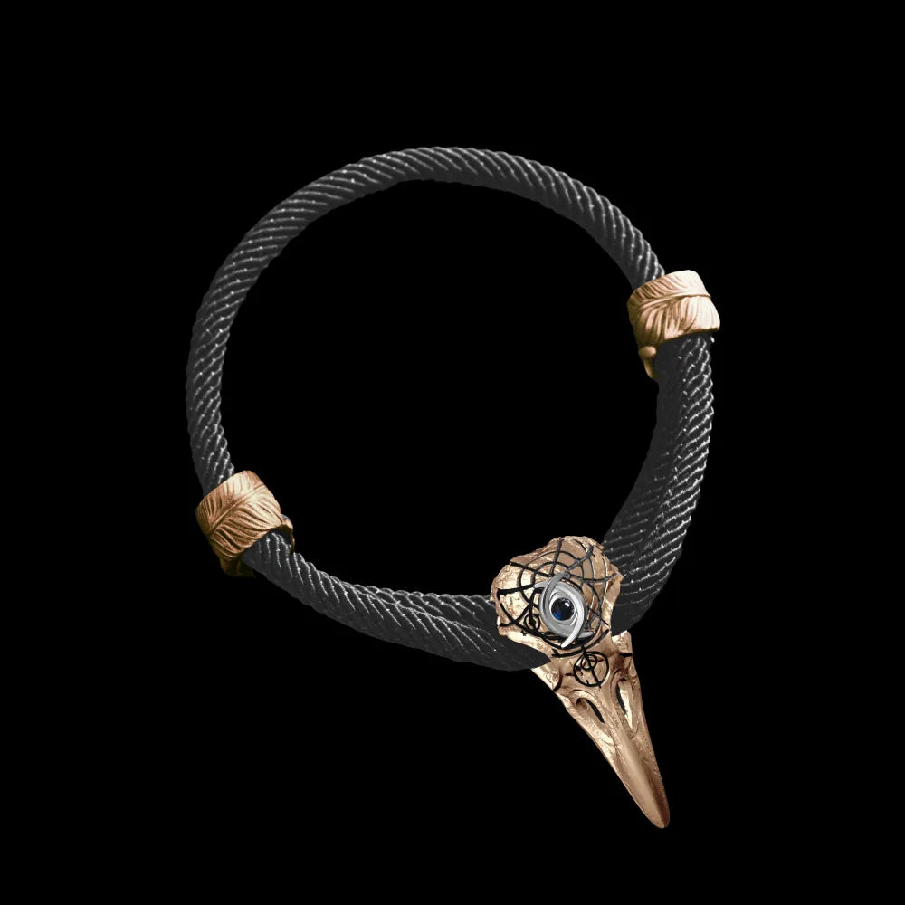 Three-Eyed Raven Rope Bracelet