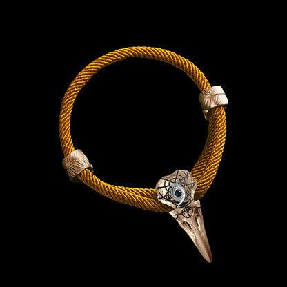 Three-Eyed Raven Rope Bracelet