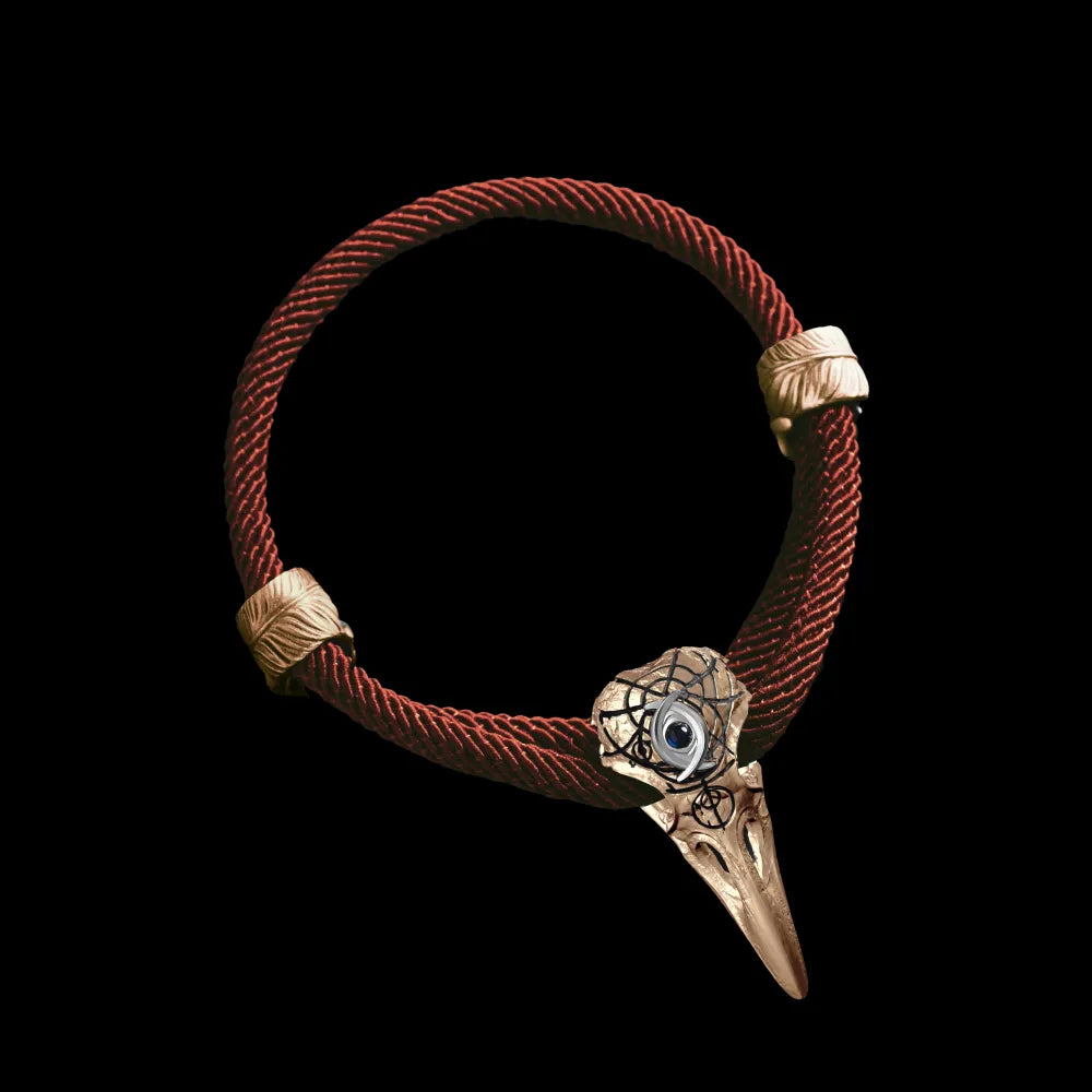 Three-Eyed Raven Rope Bracelet