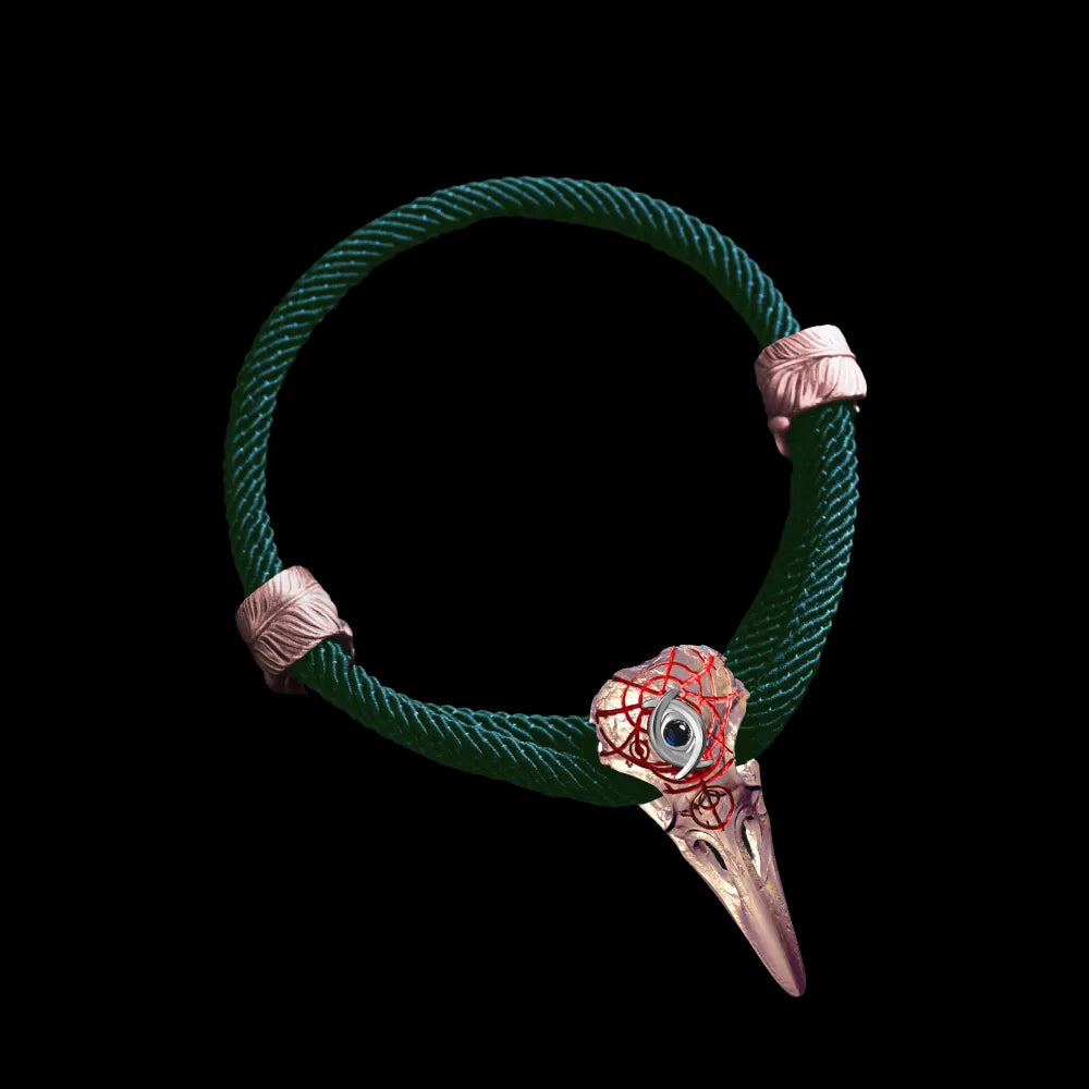 Three-Eyed Raven Rope Bracelet