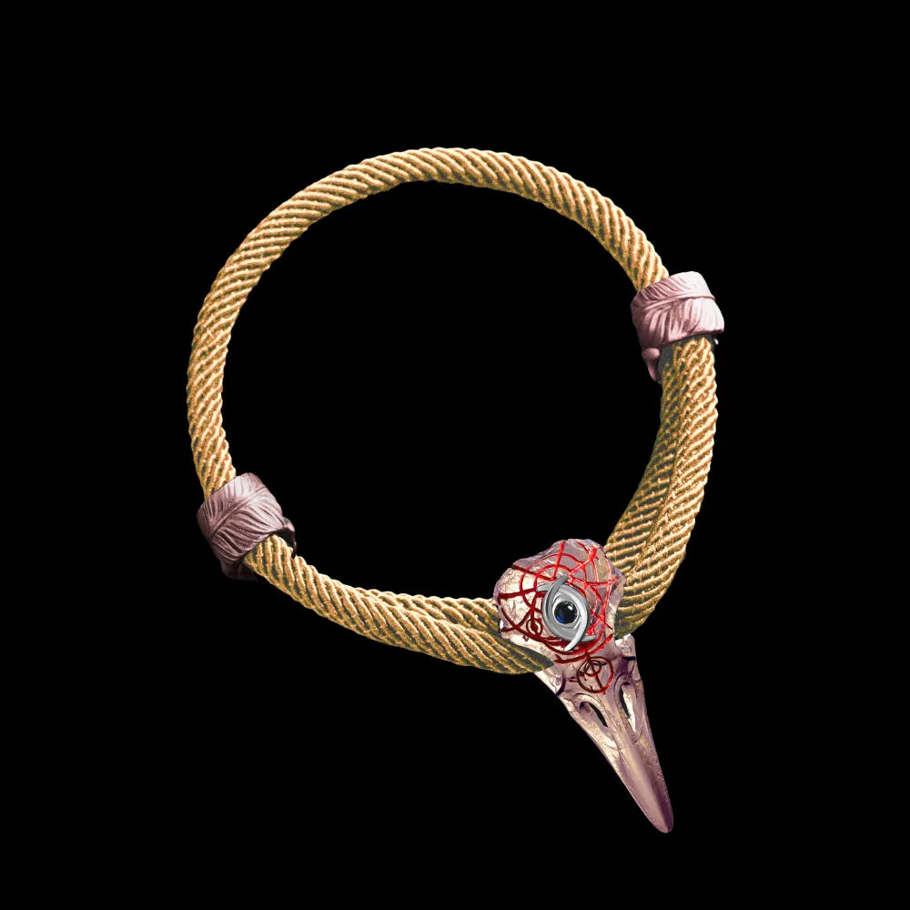 Three-Eyed Raven Rope Bracelet