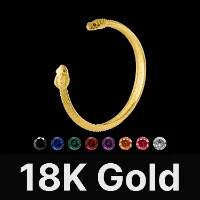 Amphisbaena Bracelet 18K Gold & Gemstone