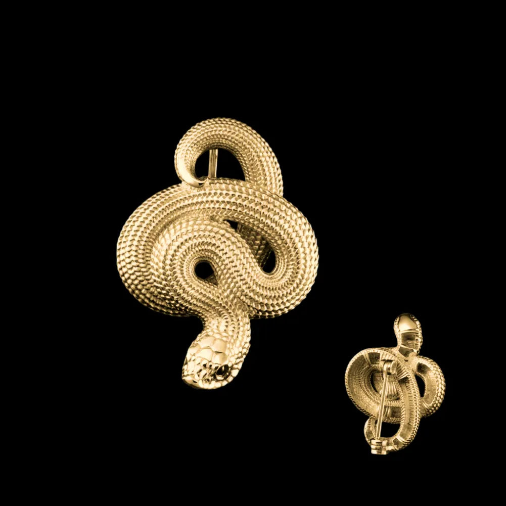 Hognose Snake Brooch