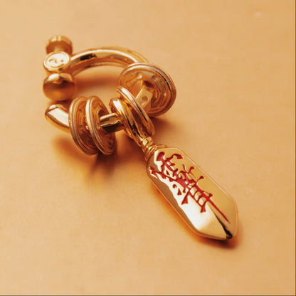 Masterblade Talisman Clip-on Earrings