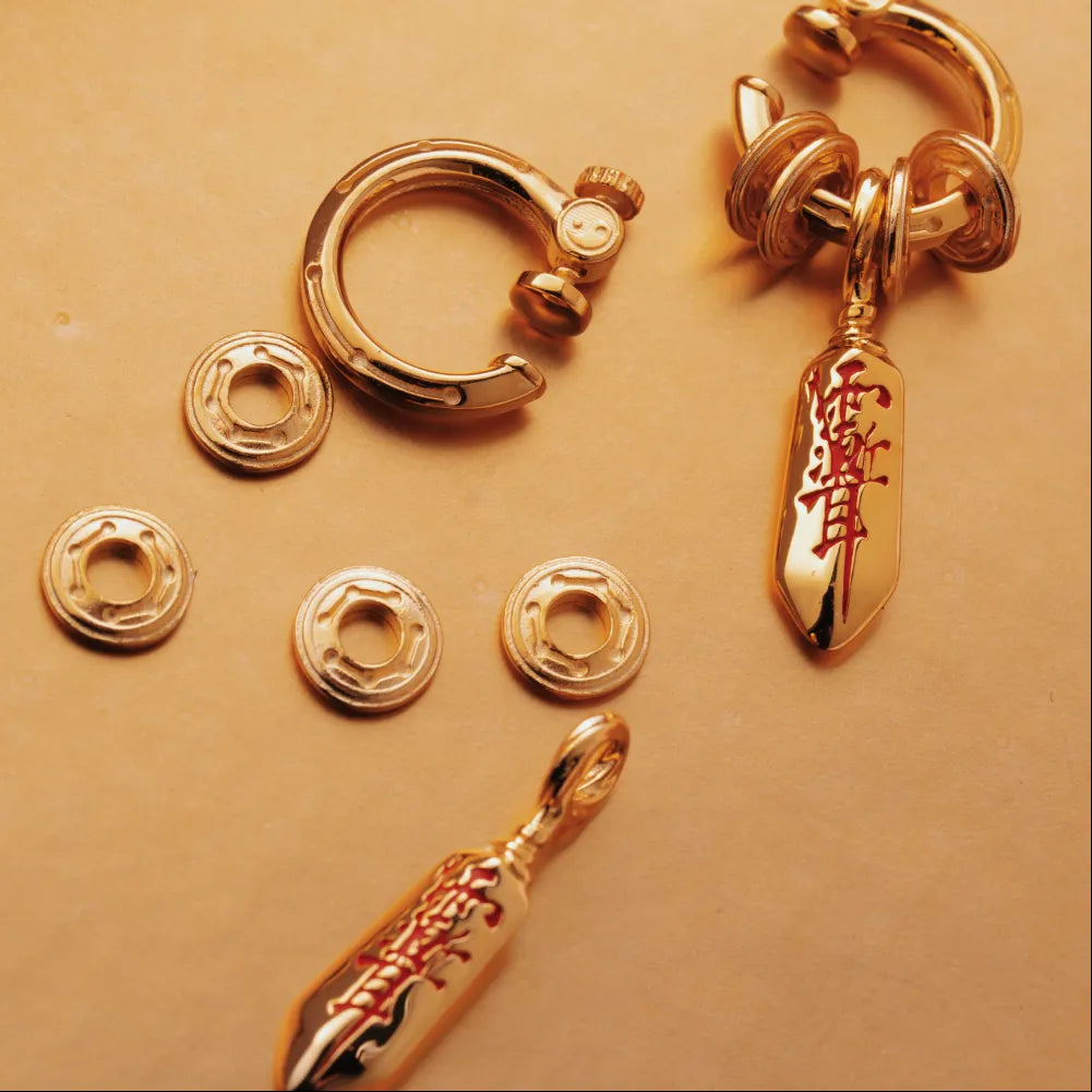 Masterblade Talisman Clip-on Earrings