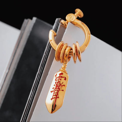 Masterblade Talisman Clip-on Earrings
