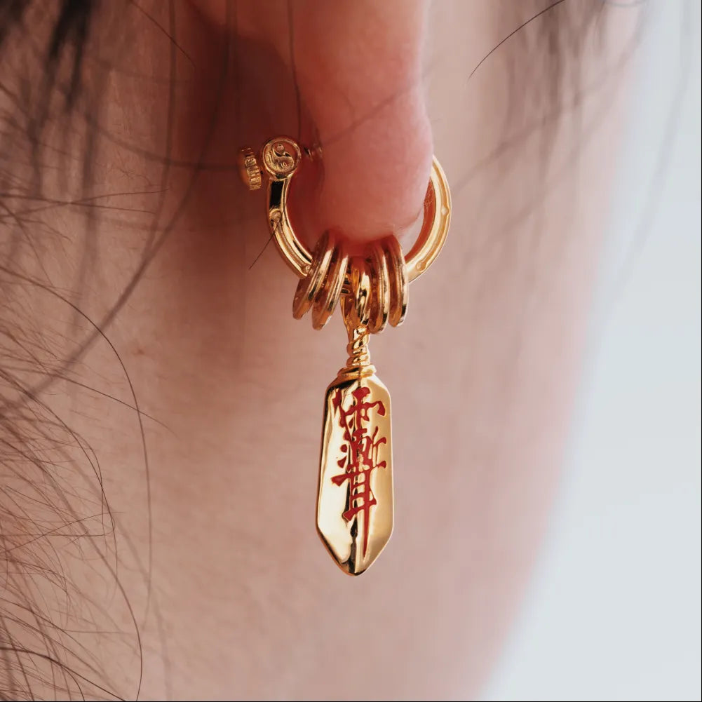 Masterblade Talisman Clip-on Earrings