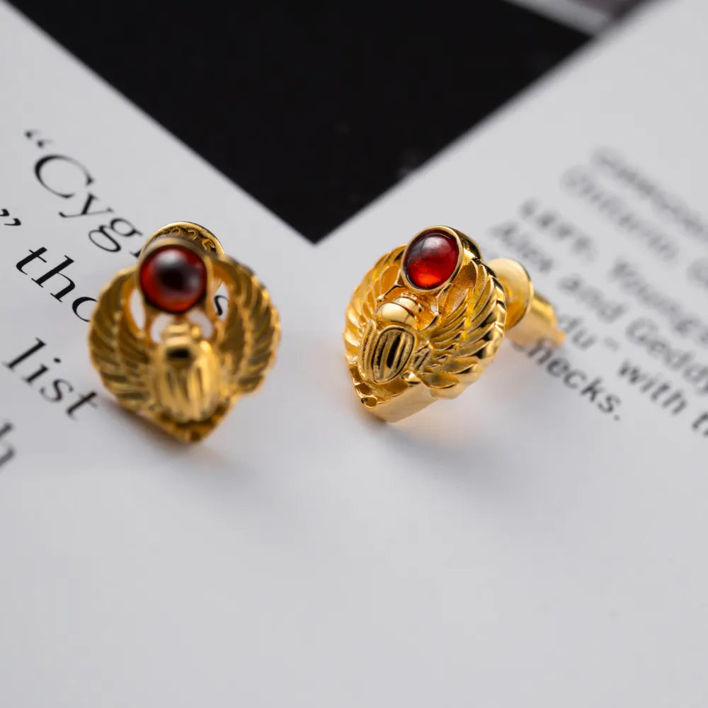Scarab Studs