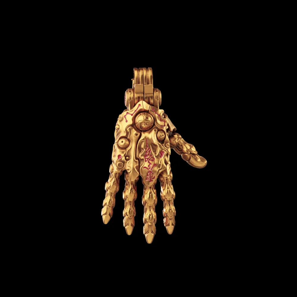 Customized Gold Vermeil Taoist Mechanical Hand Pendant – Mechanical ...