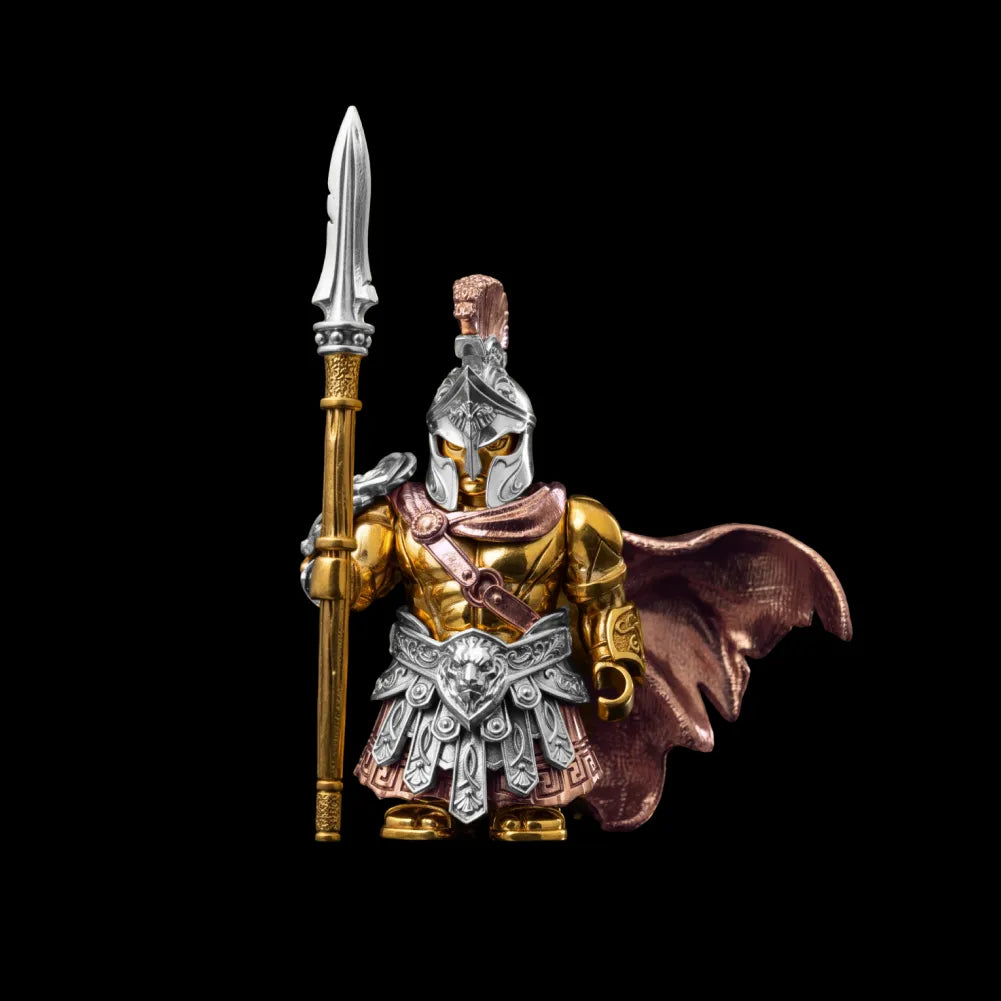 18K GP & Silver & 18K RGP Spartan Commander Artifact – Magnetic Figure ...