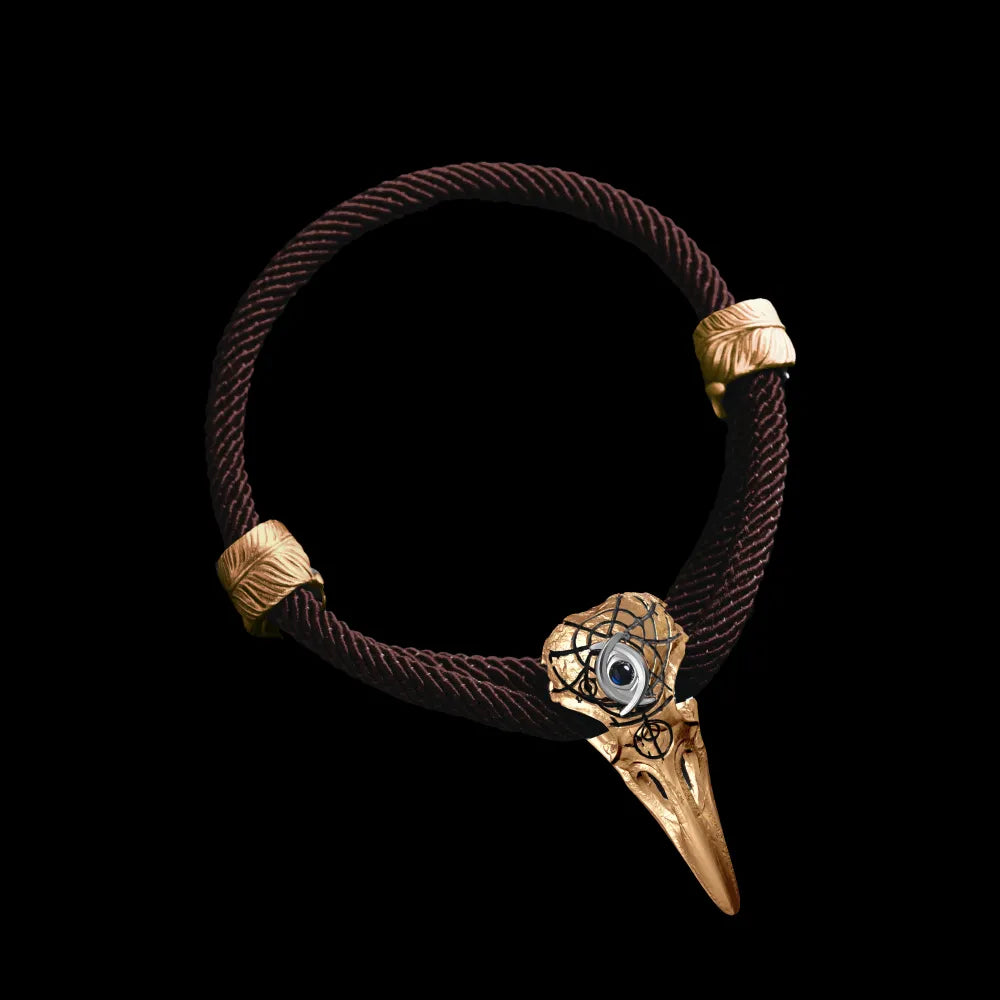 Three-Eyed Raven Rope Bracelet