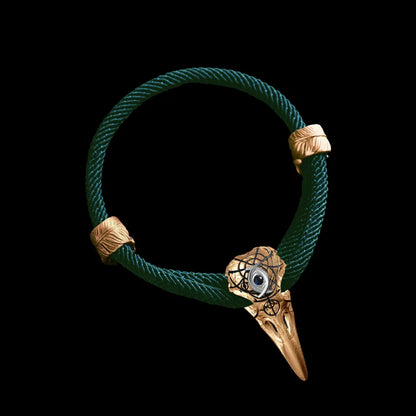 Three-Eyed Raven Rope Bracelet