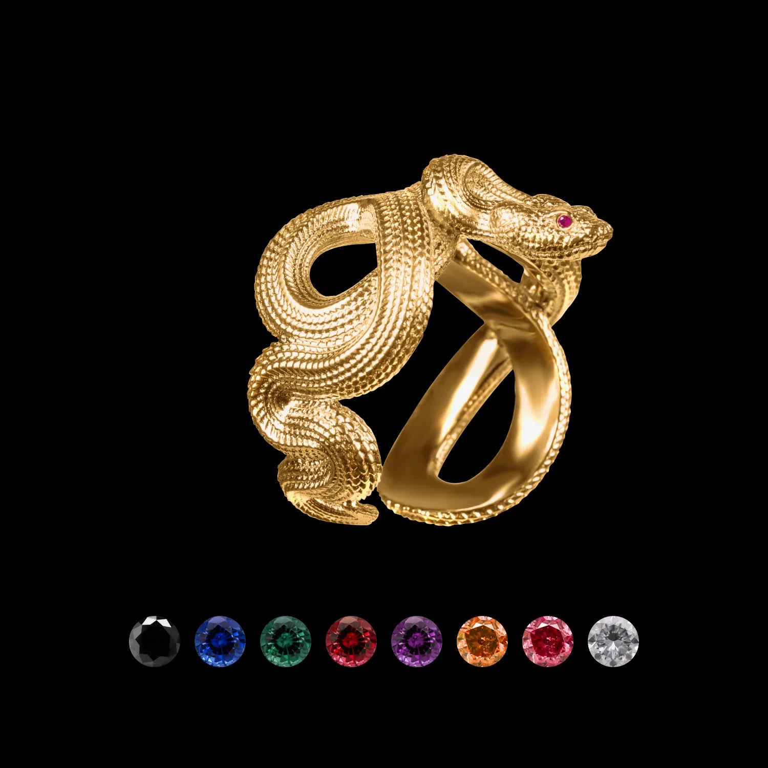 All Reputation Snake Rings Unleash Your Inner Goddess with Customized Snake Ring V4 – COPPERTIST.WU
