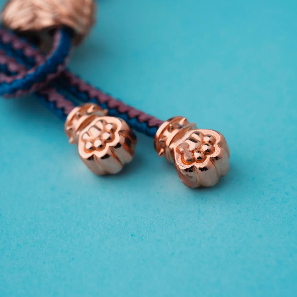 Customized 18K Rose Gold Griffin Rope Bracelet Details 04