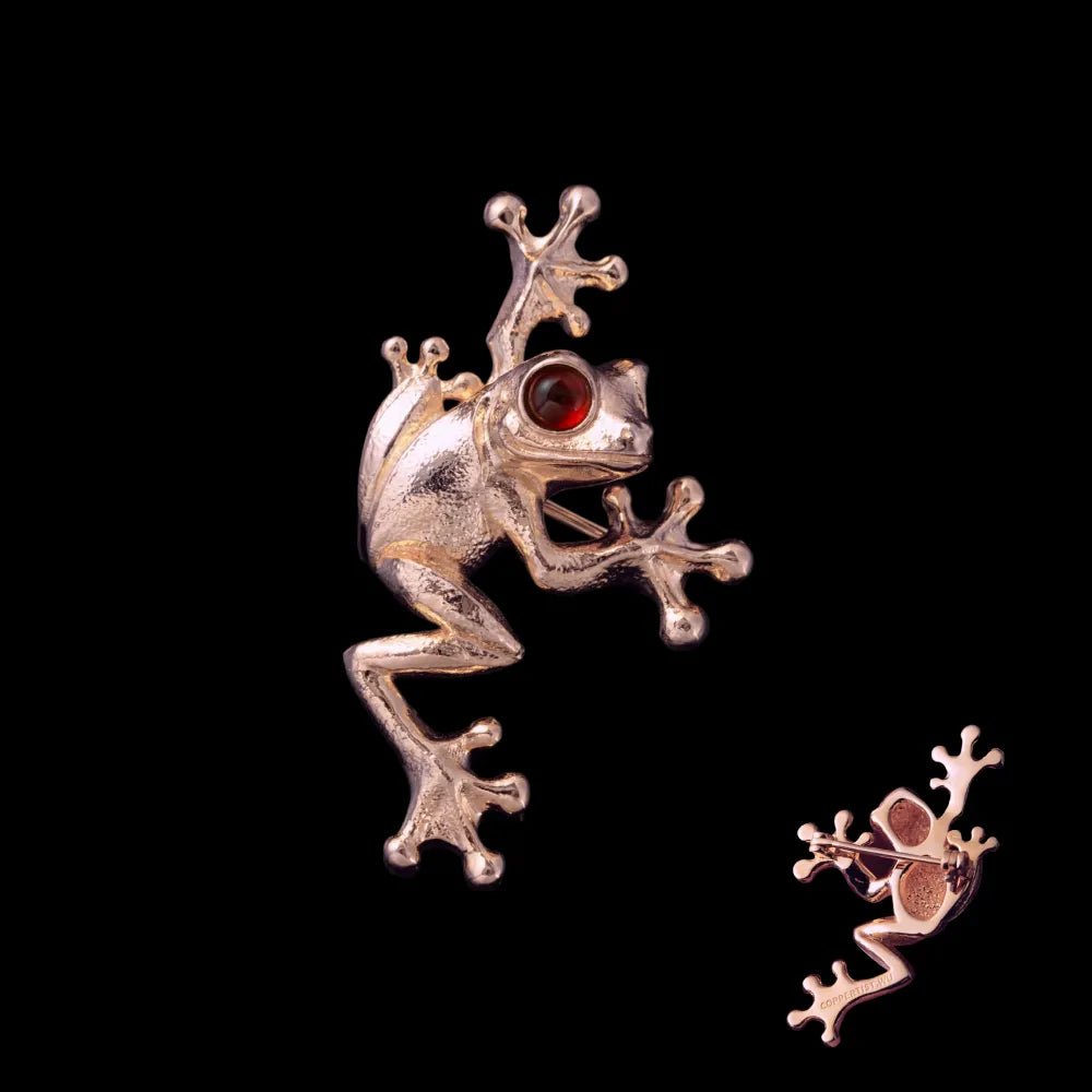 Tree Frog Brooch