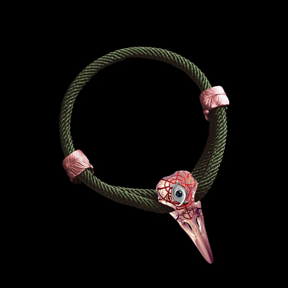 Three-Eyed Raven Rope Bracelet