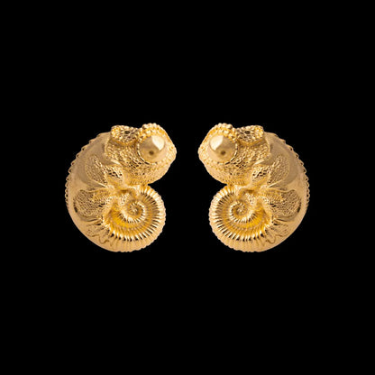Customized 18K Chameleon Earrings
