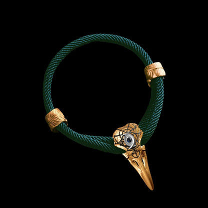 Three-Eyed Raven Rope Bracelet