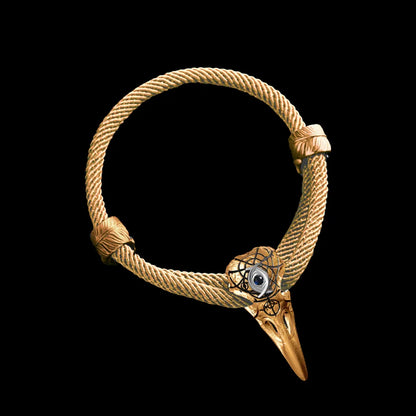 Three-Eyed Raven Rope Bracelet
