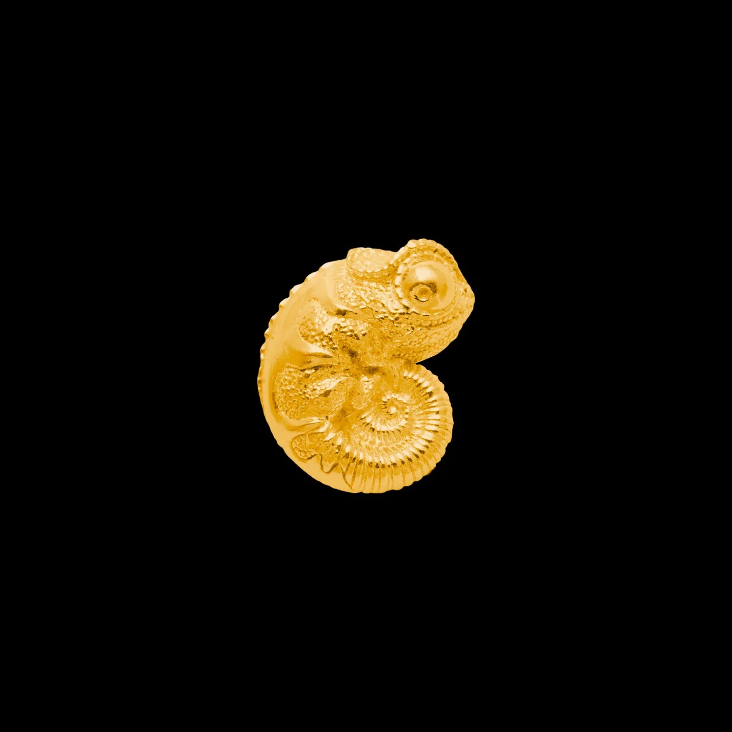 Customized 24K Chameleon Earrings Single Left