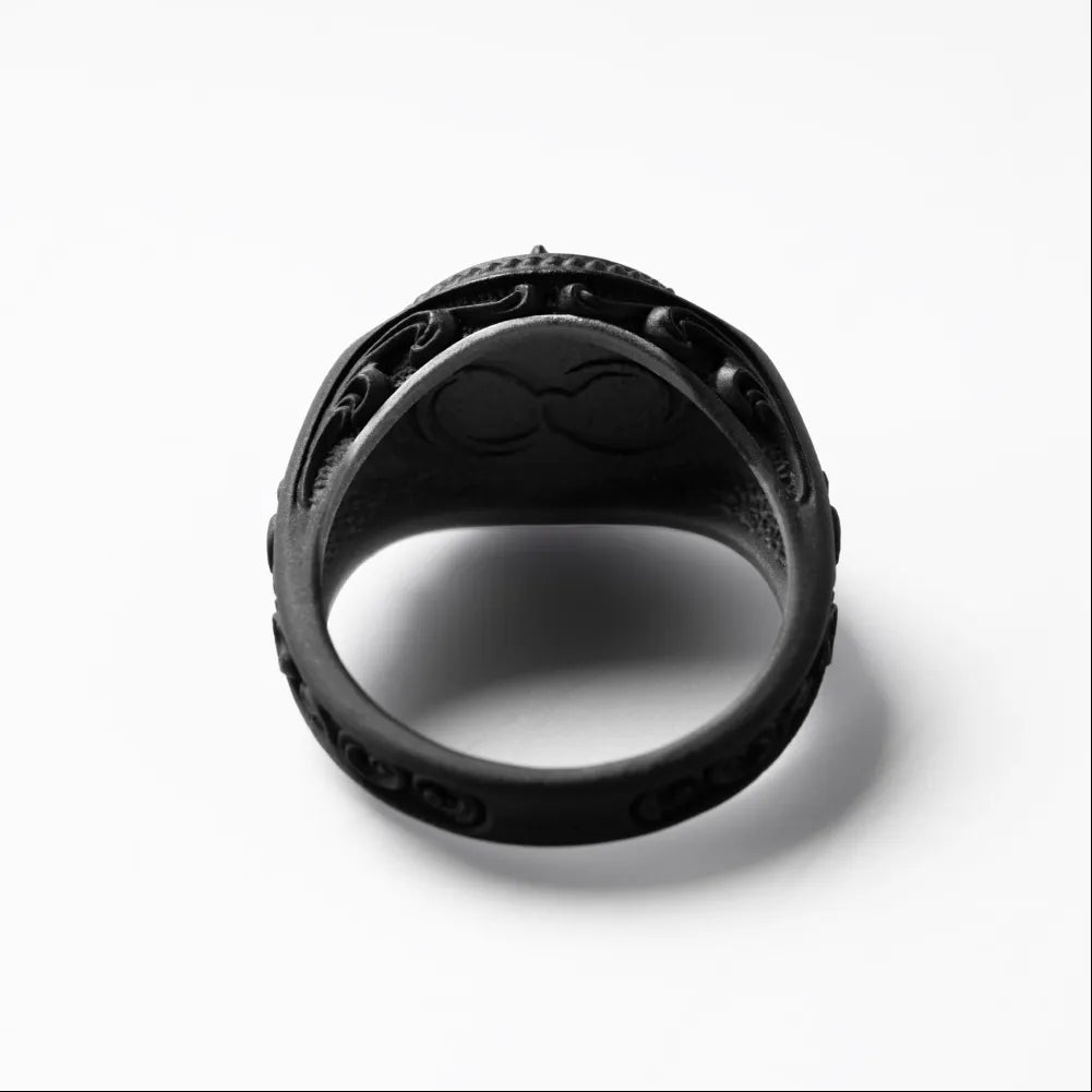Medusa Signet Ring
