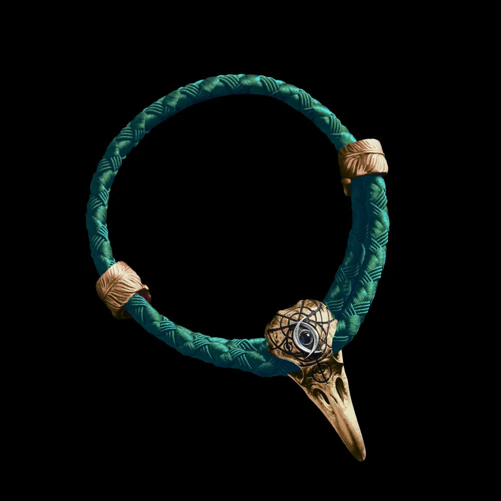 Three-Eyed Raven Rope Bracelet