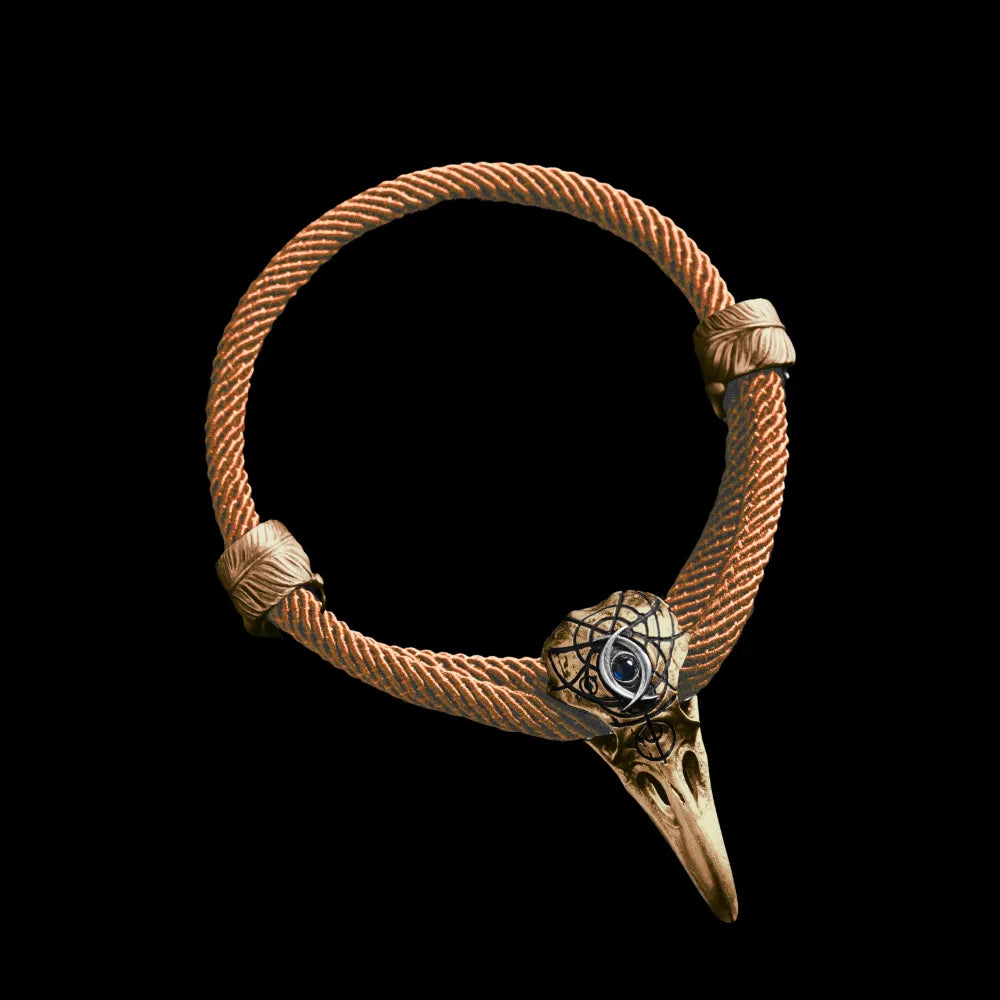 Three-Eyed Raven Rope Bracelet