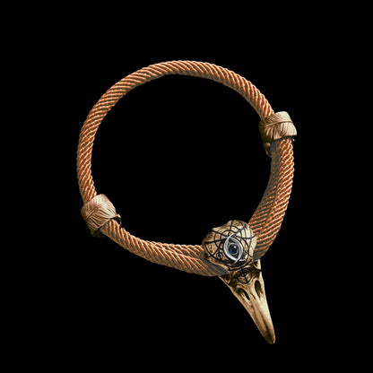 Three-Eyed Raven Rope Bracelet