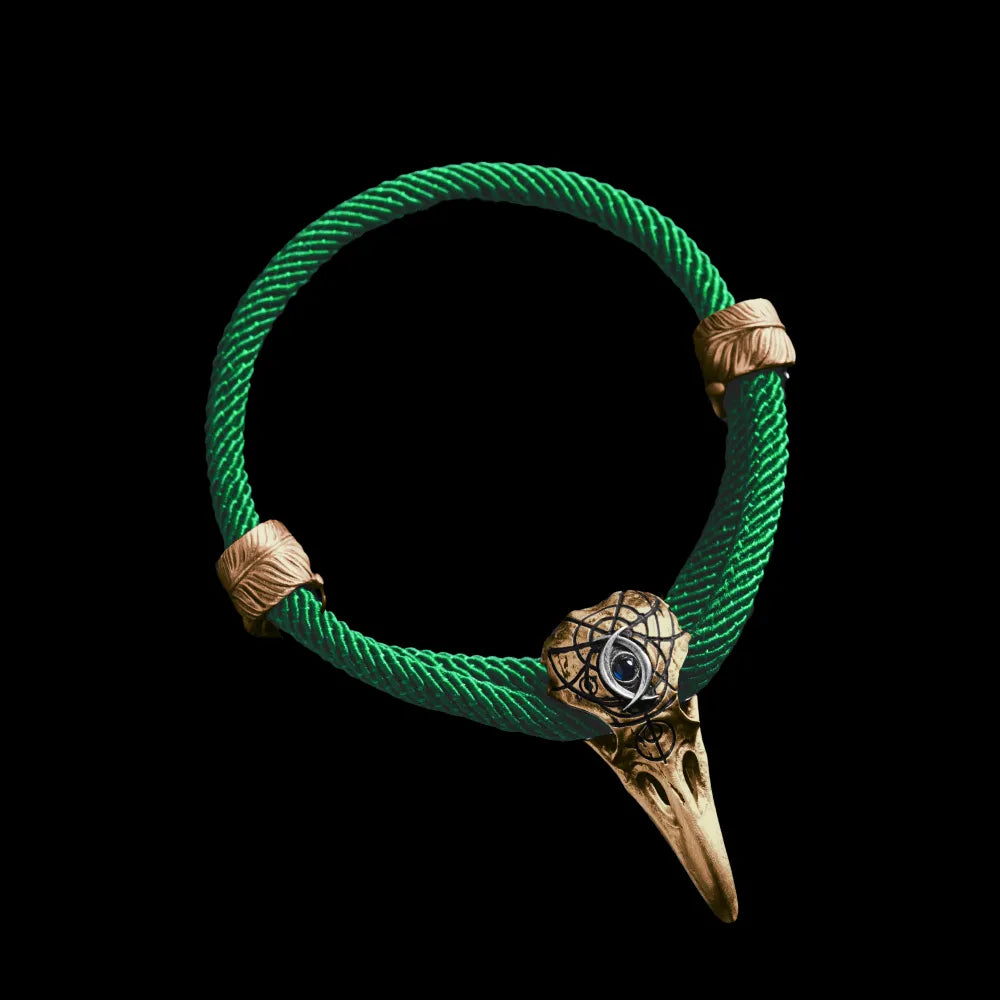 Three-Eyed Raven Rope Bracelet