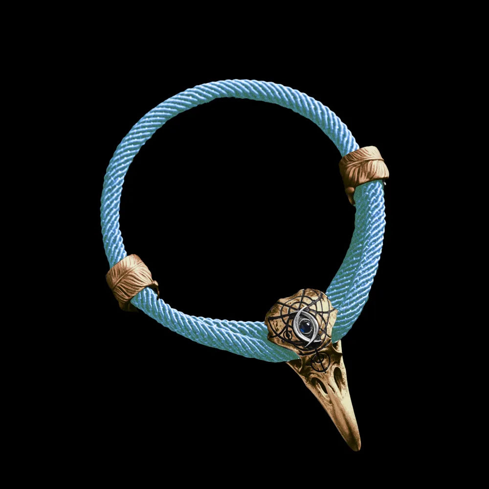 Three-Eyed Raven Rope Bracelet