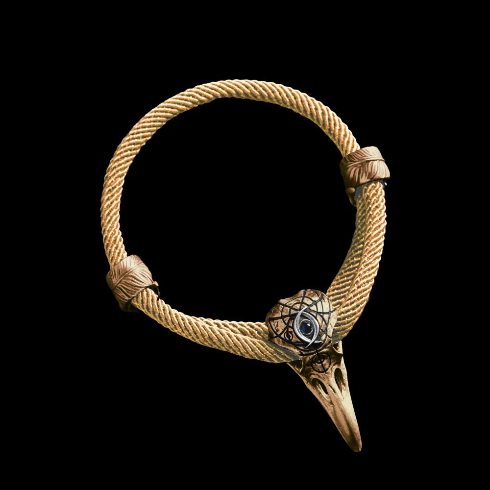 Three-Eyed Raven Rope Bracelet