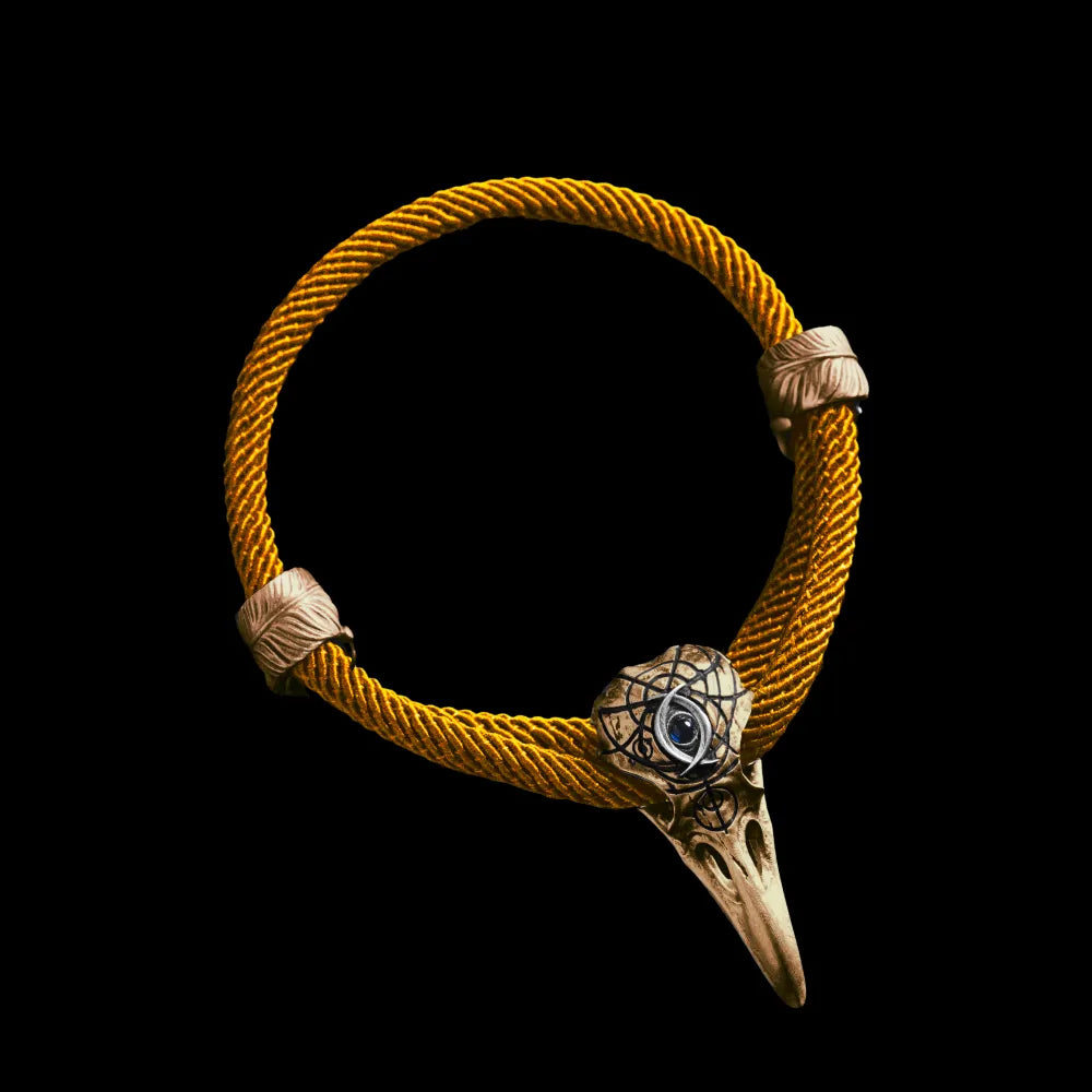Three-Eyed Raven Rope Bracelet
