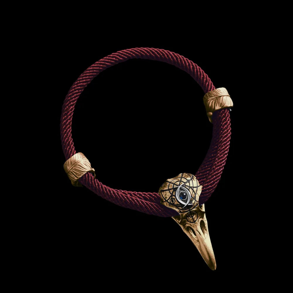 Three-Eyed Raven Rope Bracelet
