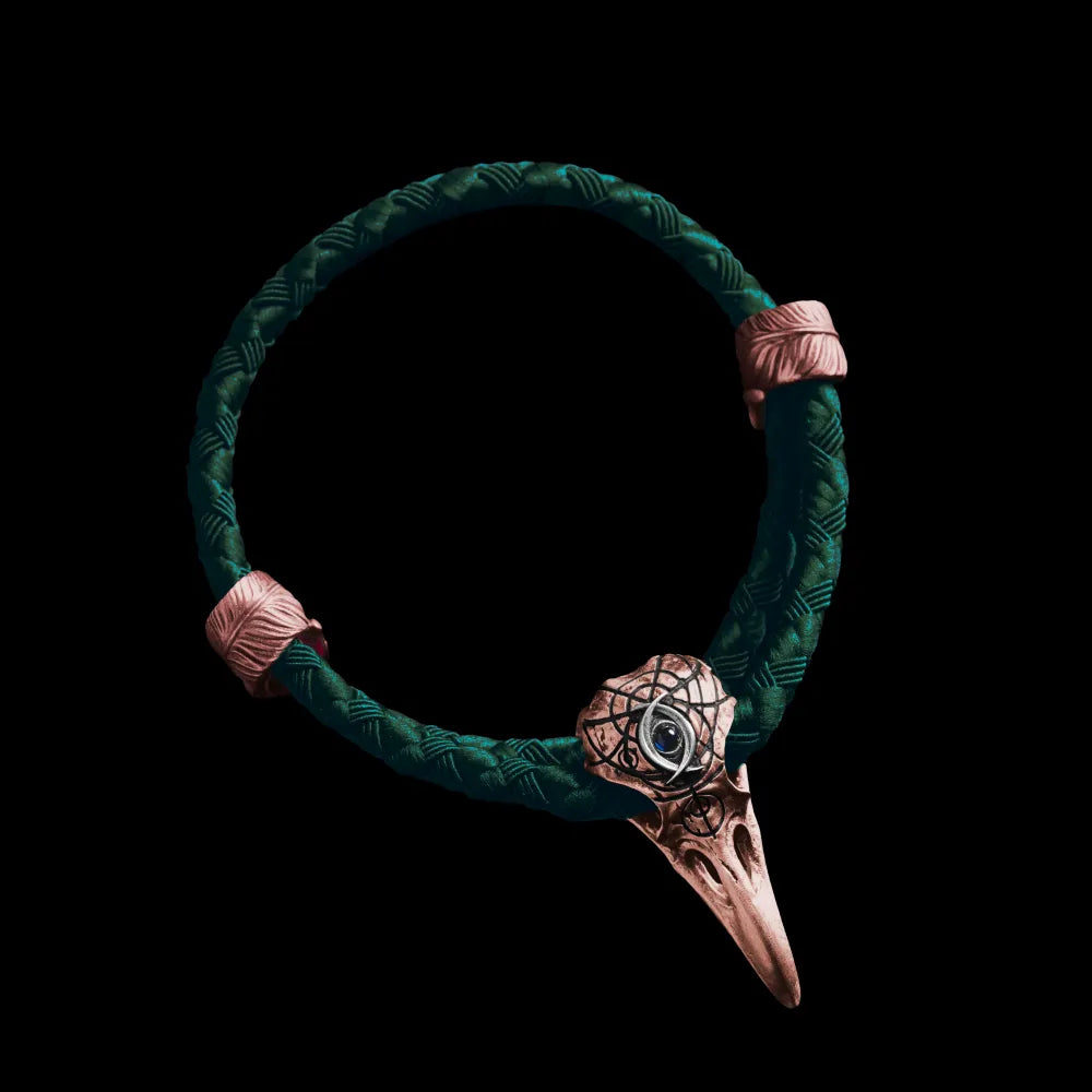 Three-Eyed Raven Rope Bracelet