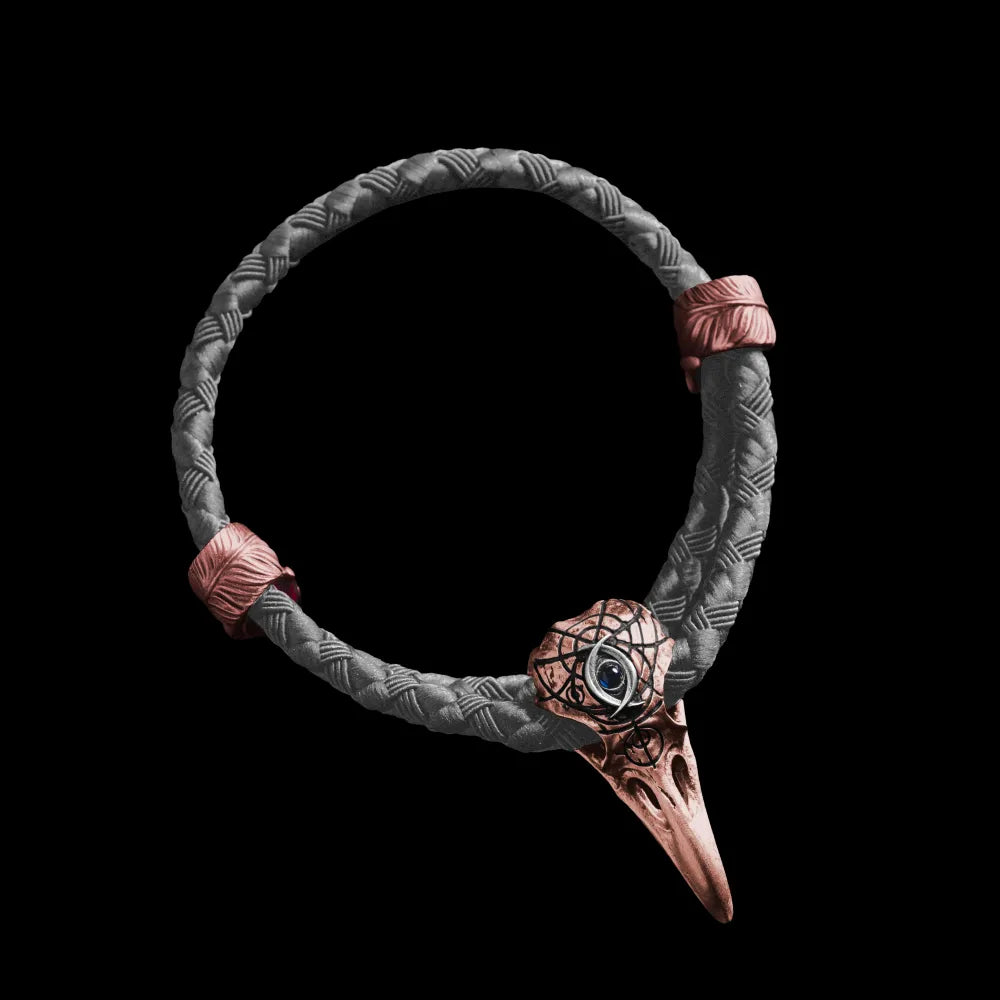 Three-Eyed Raven Rope Bracelet