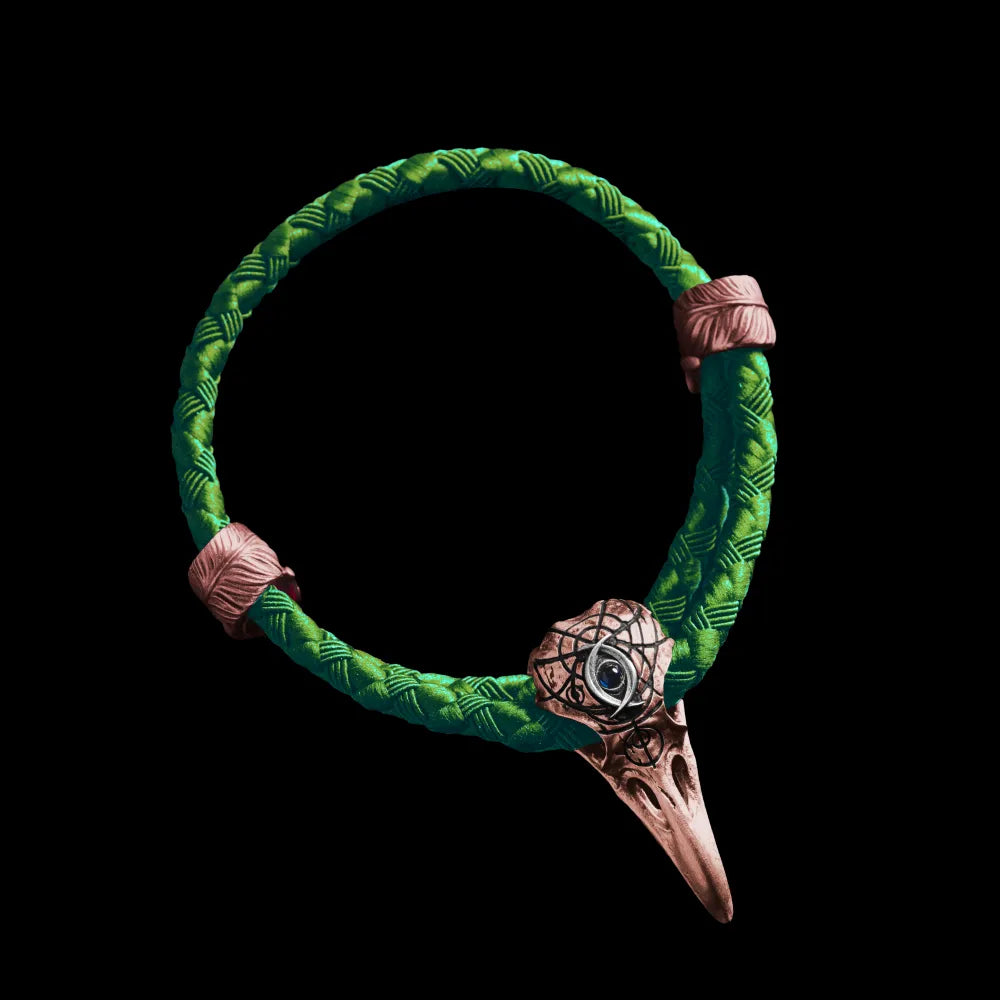 Three-Eyed Raven Rope Bracelet