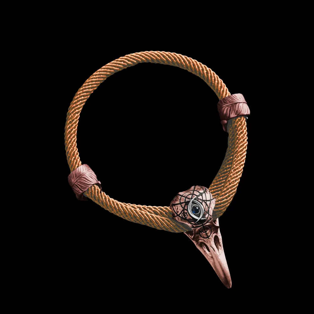 Three-Eyed Raven Rope Bracelet