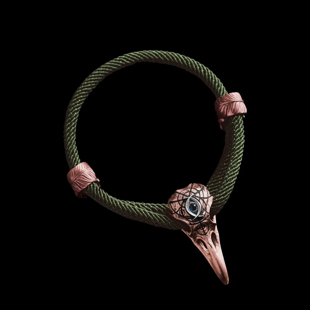 Three-Eyed Raven Rope Bracelet