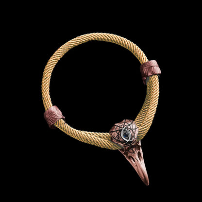 Three-Eyed Raven Rope Bracelet